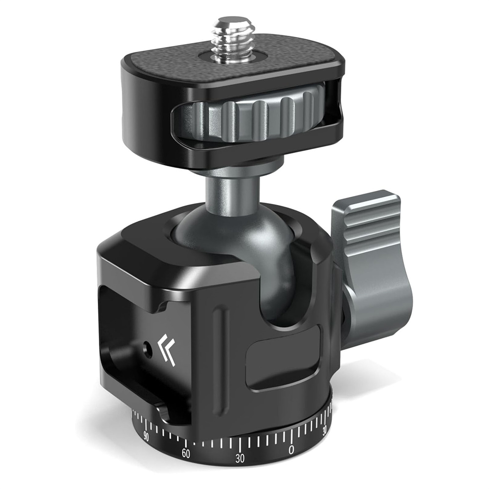 Fluid Head Tripod - Aluminum Mini Ball Head Panoramic Tripod