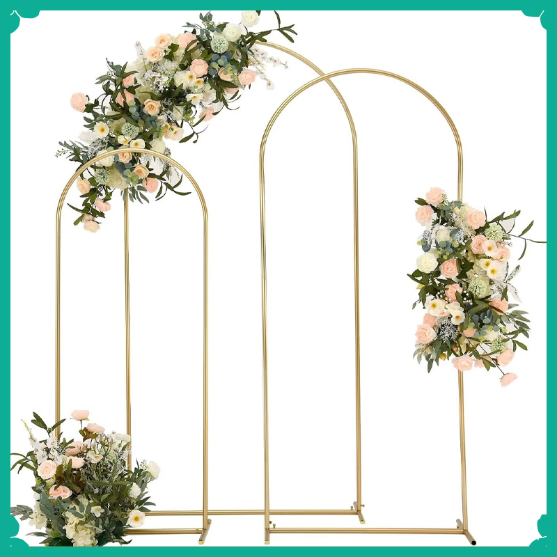 Golden Arch Frame Wedding Stan - đánh giá và giá Backdrop Stand Kit