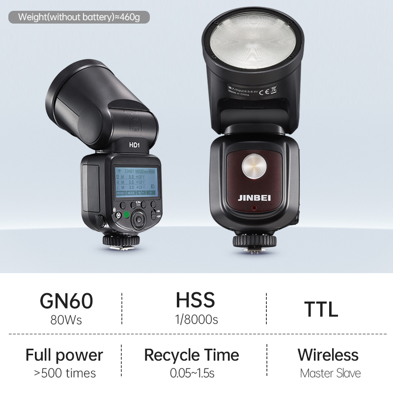 JINBEI HD-1Round-head HSS Spee - đánh giá và giá Photography Camera