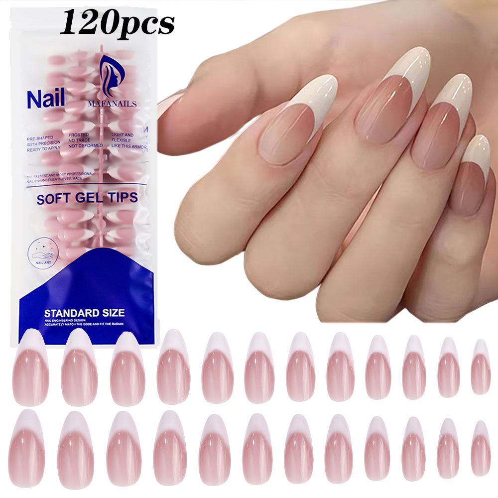 120pcs Pink Medium Almond Fren - đánh giá và giá Photography Tips