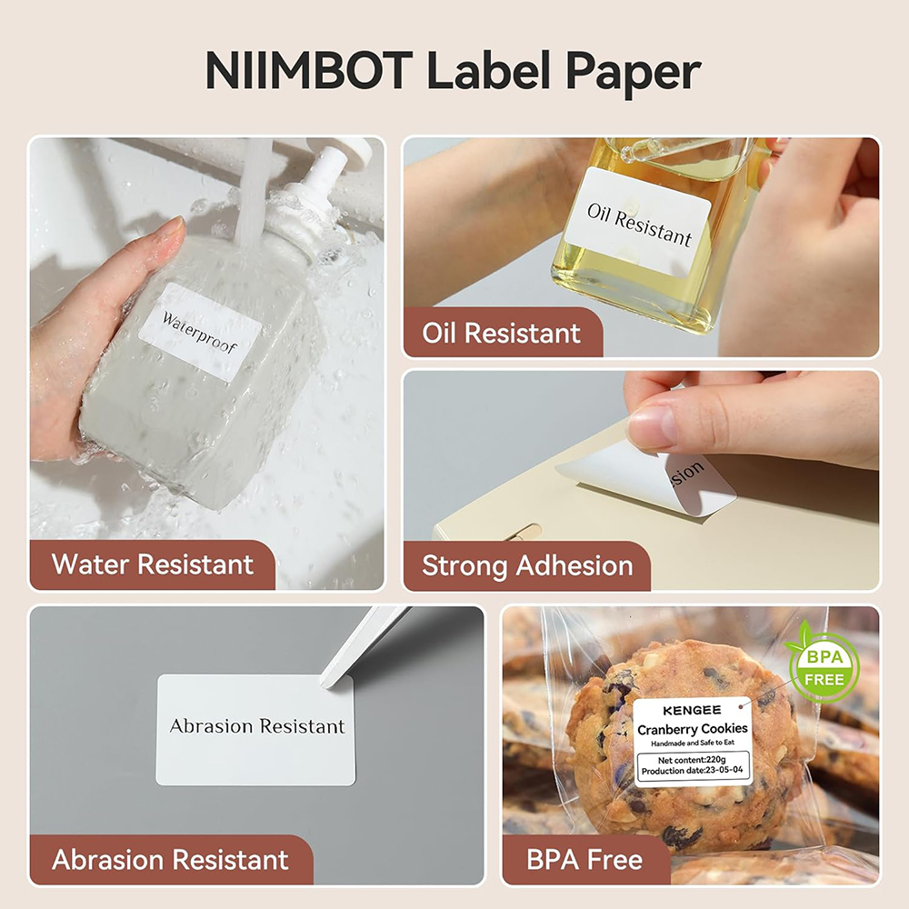 NIIMBOT Thermal Label for B1 B - đánh giá và giá Photography Logo