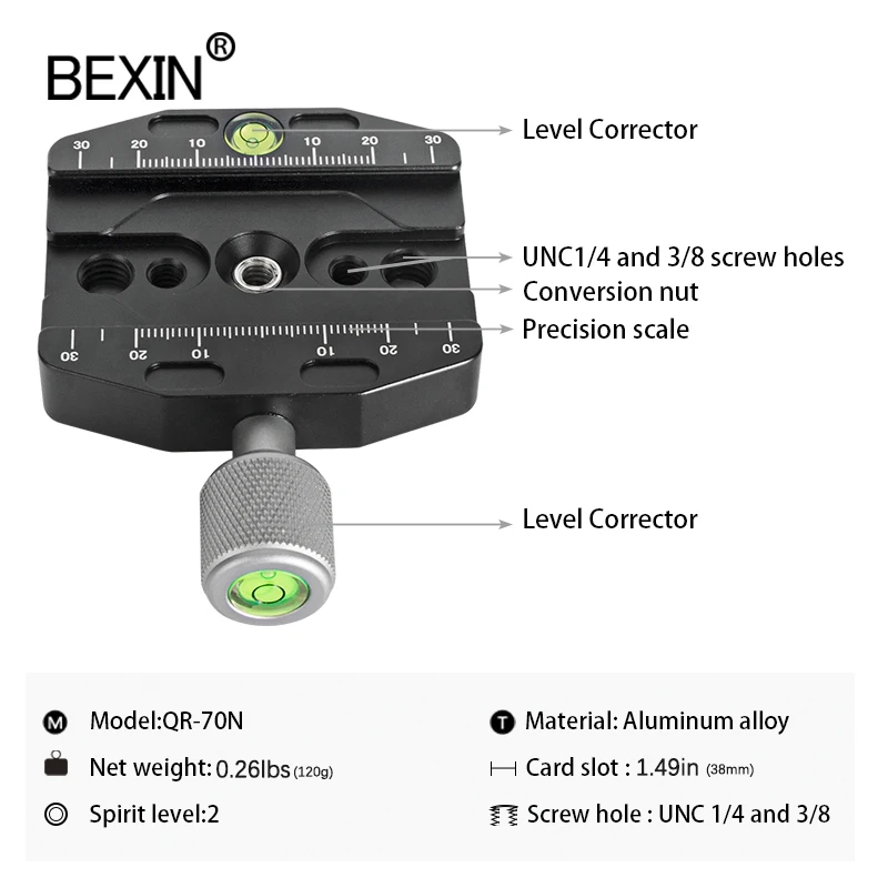 BEXIN QR Dòng Chân Máy Bóng Đầ - đánh giá và giá Fluid Head Tripod