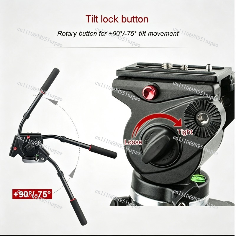 JY0508 Professional Camera Tri - đánh giá và giá Fluid Head Tripod