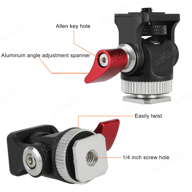 Mini Monitor Mount Holder Trip - đánh giá và giá Fluid Head Tripod