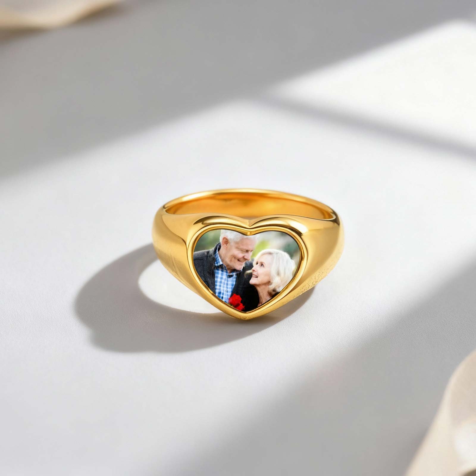 Custom Photo Signet Ring for W - đánh giá và giá Photography Logo