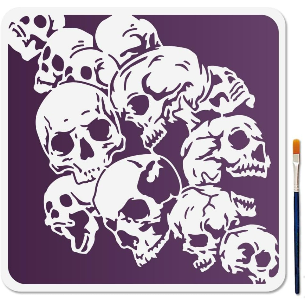 Skull Background Stencil Skull - đánh giá và giá Photography Techniques