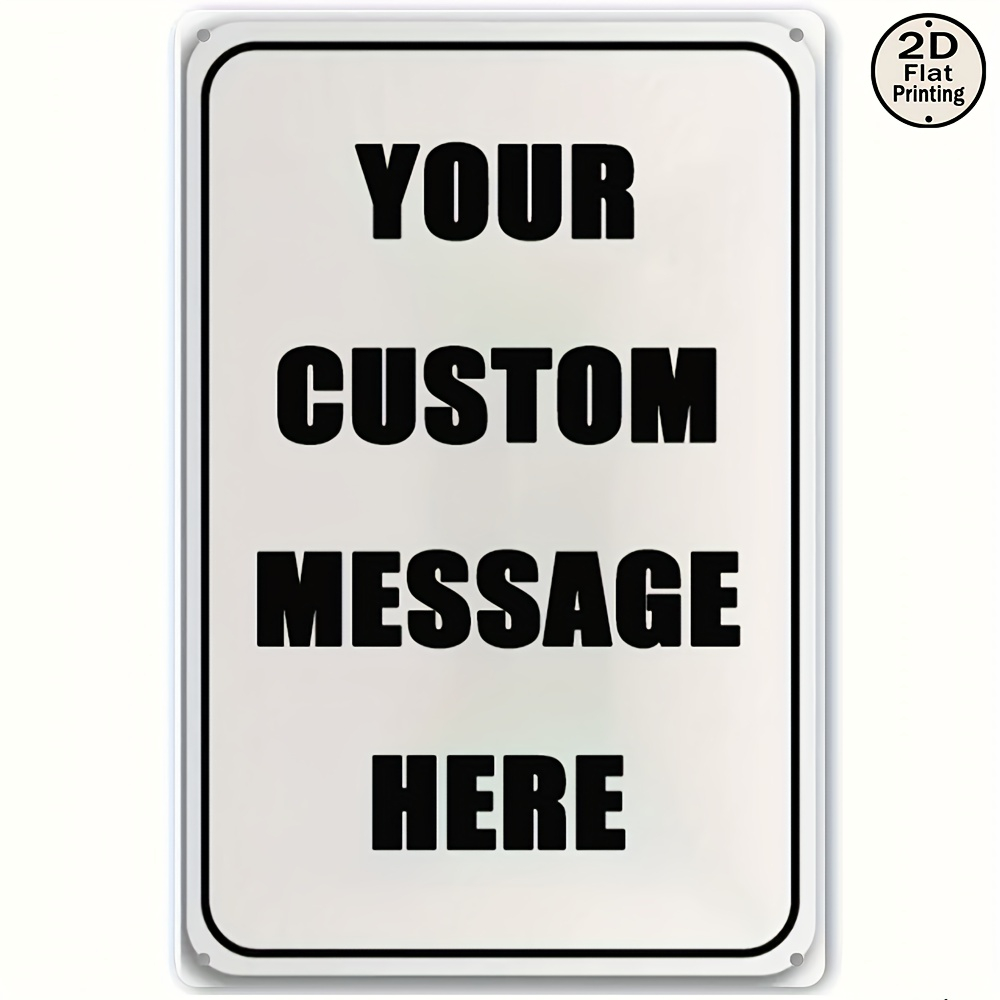 Custom Metal Tin Sign Personal - đánh giá và giá Photography Logo